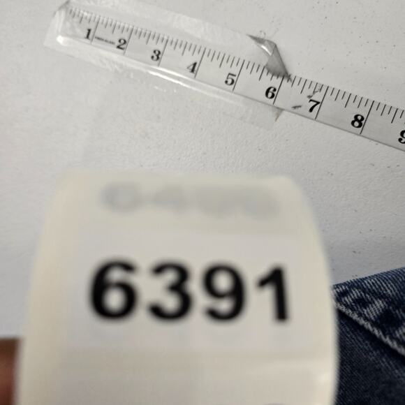 VTG‎ levi's 550 relaxed tapered jeans size 12 womens blue 6391 - Picture 12 of 12